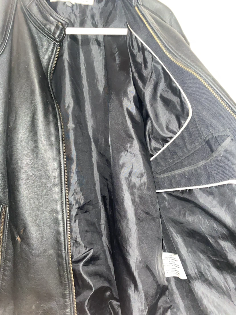 Size XL Kenneth Cole New York Leather Jacket - photo 3