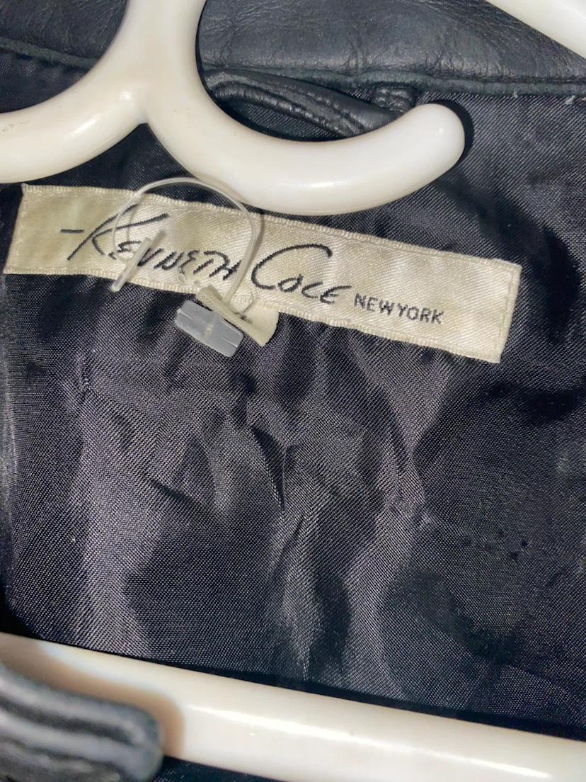 Size XL Kenneth Cole New York Leather Jacket - photo 4