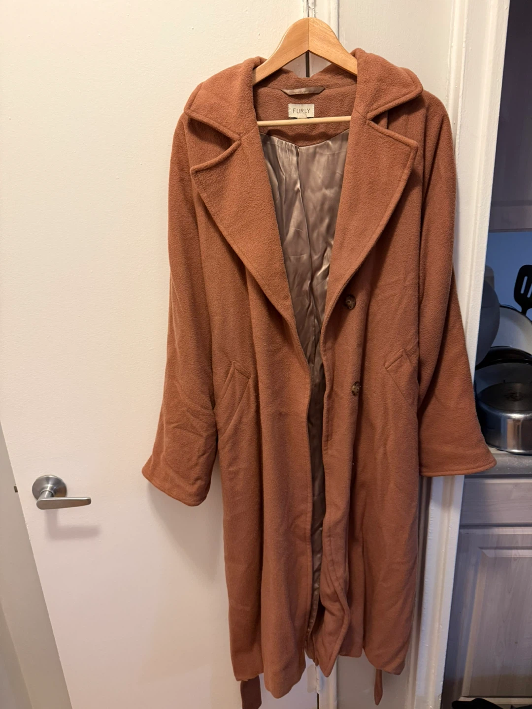 FURLY Brown Long Coat