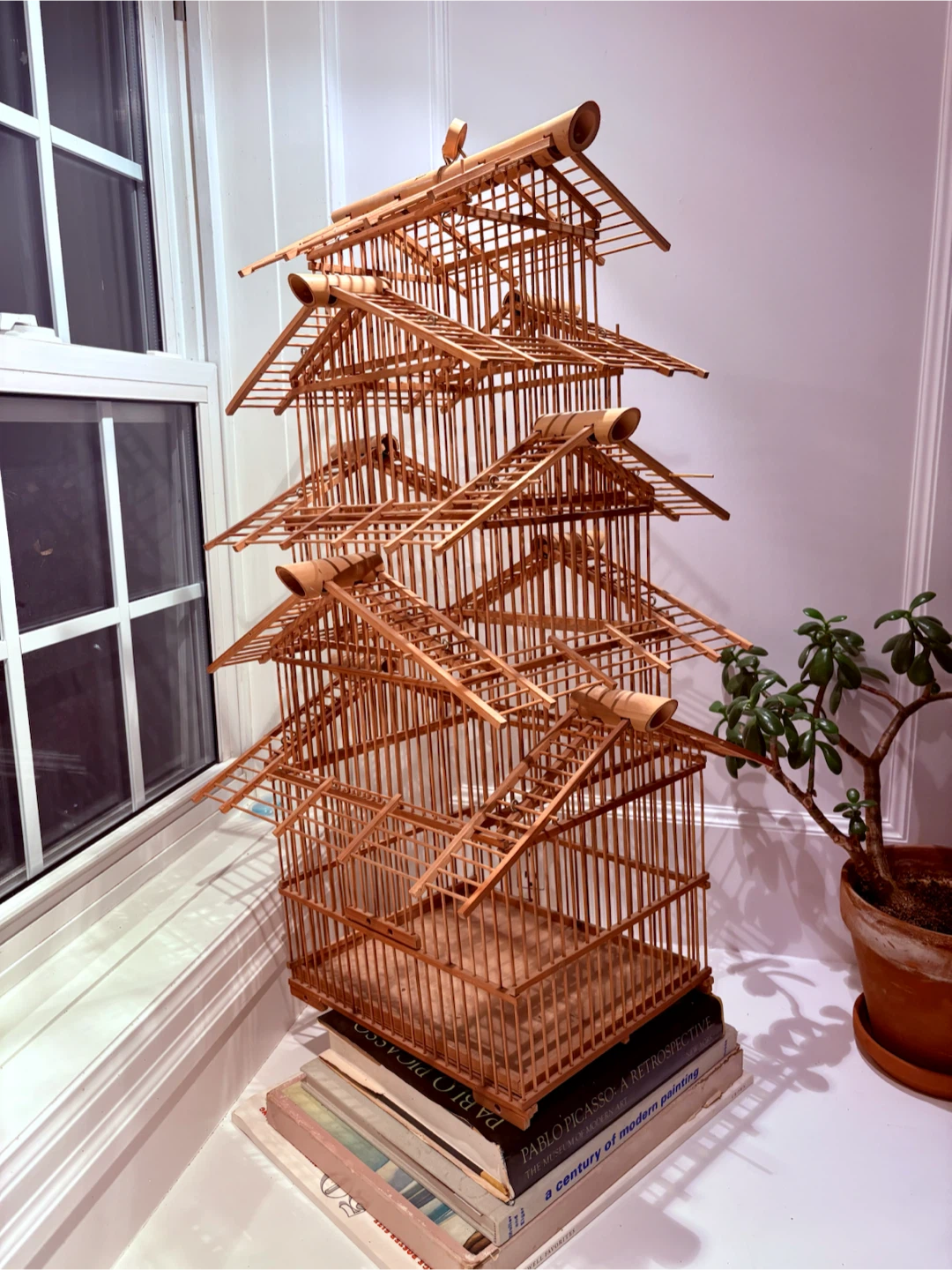Vintage Decorative Bamboo Birdcage