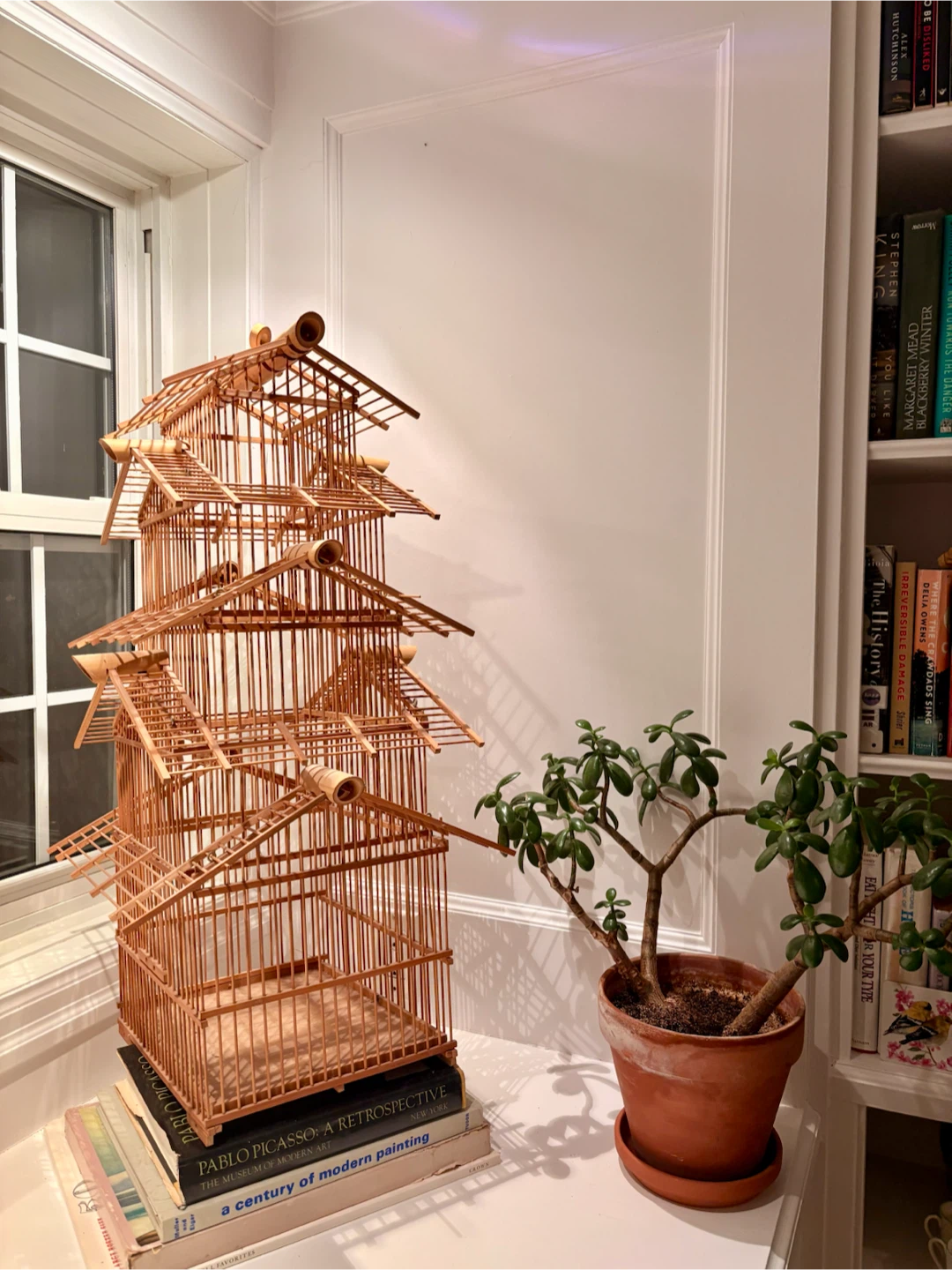 Vintage Decorative Bamboo Birdcage - photo 2