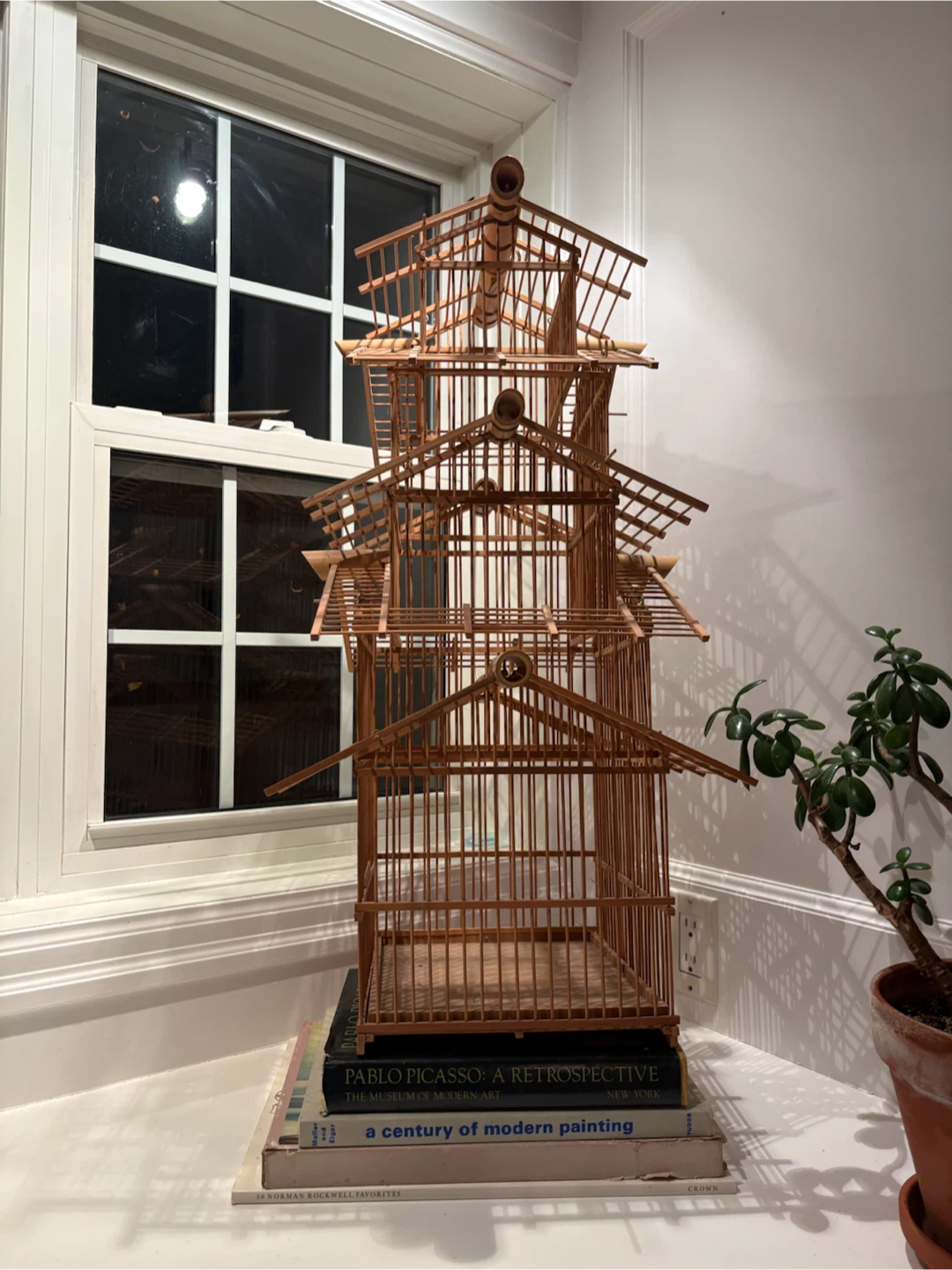 Vintage Decorative Bamboo Birdcage - photo 3