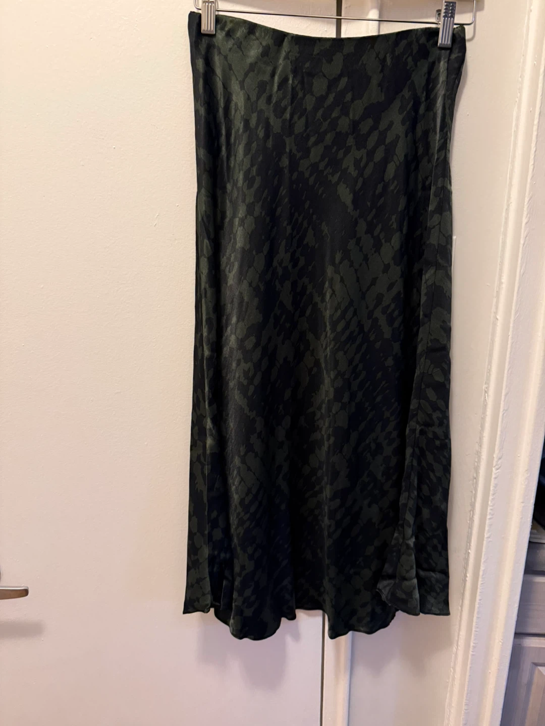 Midi Satin Skirt