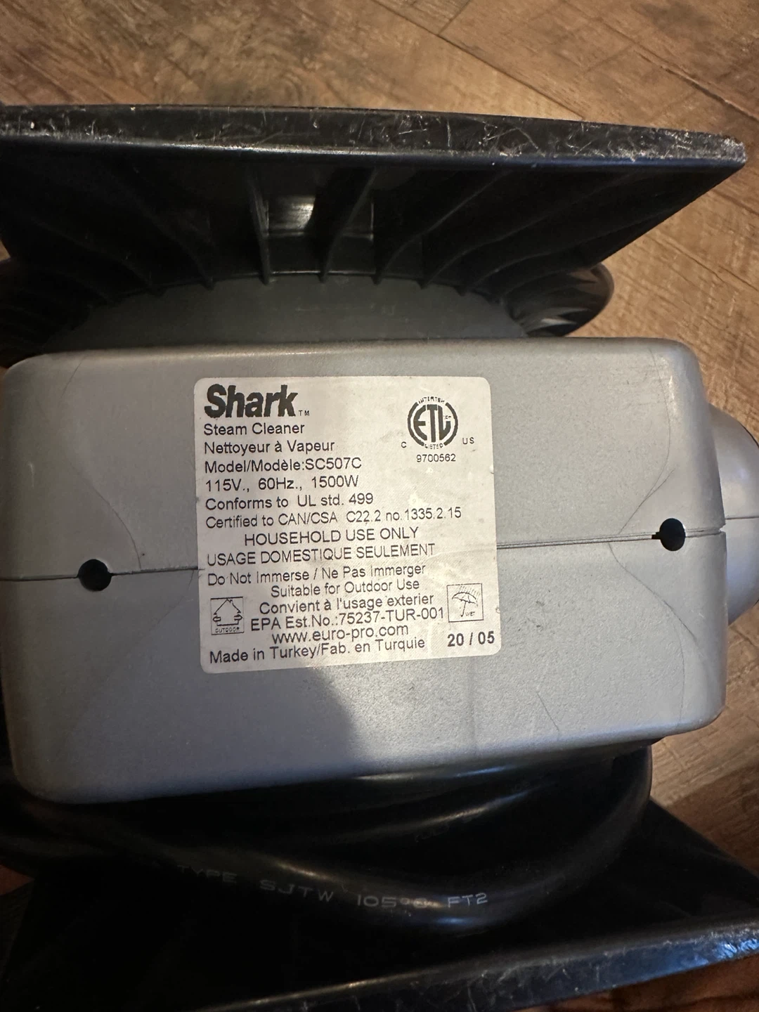Shark Professional Steam Cleaner - photo 3