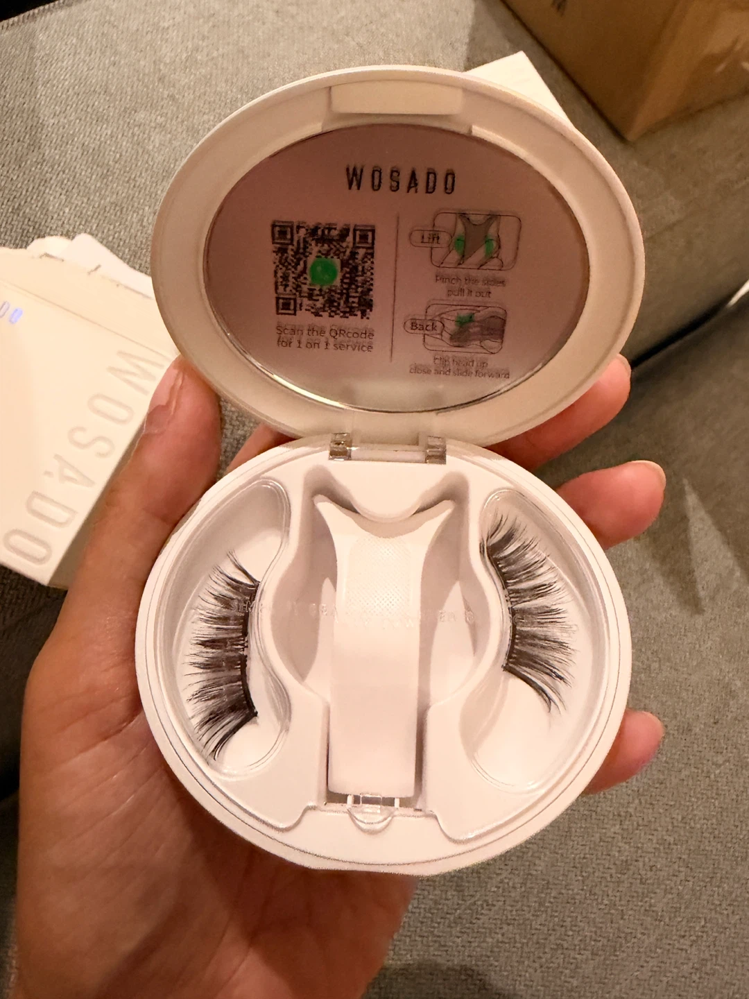 Wosado Soft Magnetic False Eyelashes (2 packs - daisy and peony) - photo 5