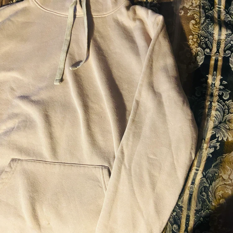 Beige Pullover Hoodie