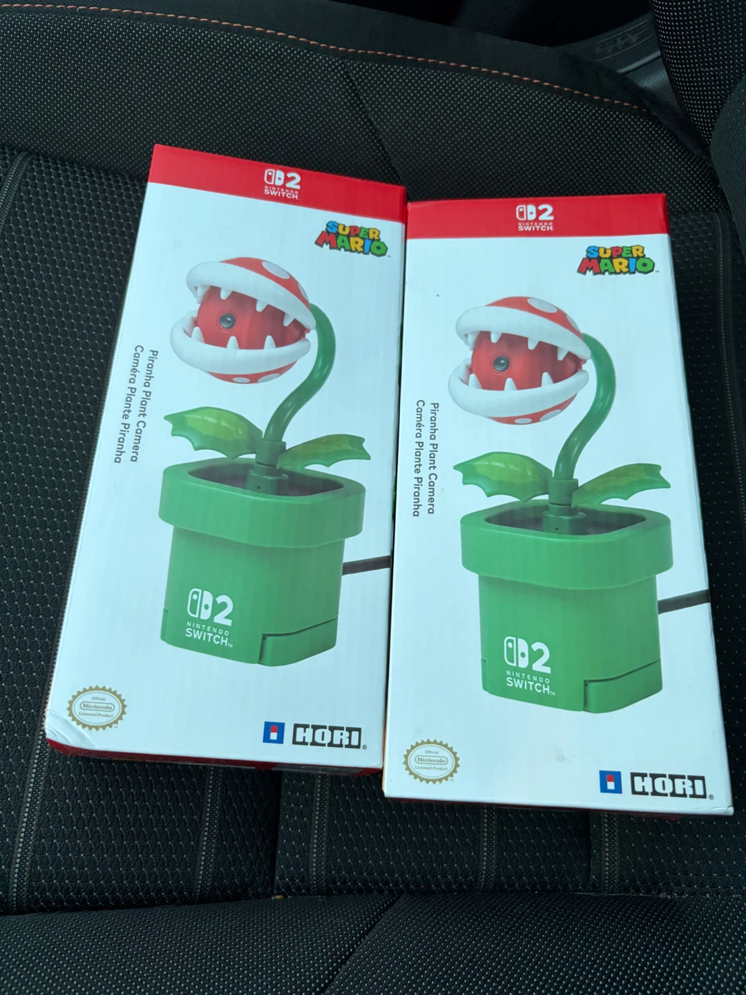 Two Hori Super Mario Piranha Plant Cameras