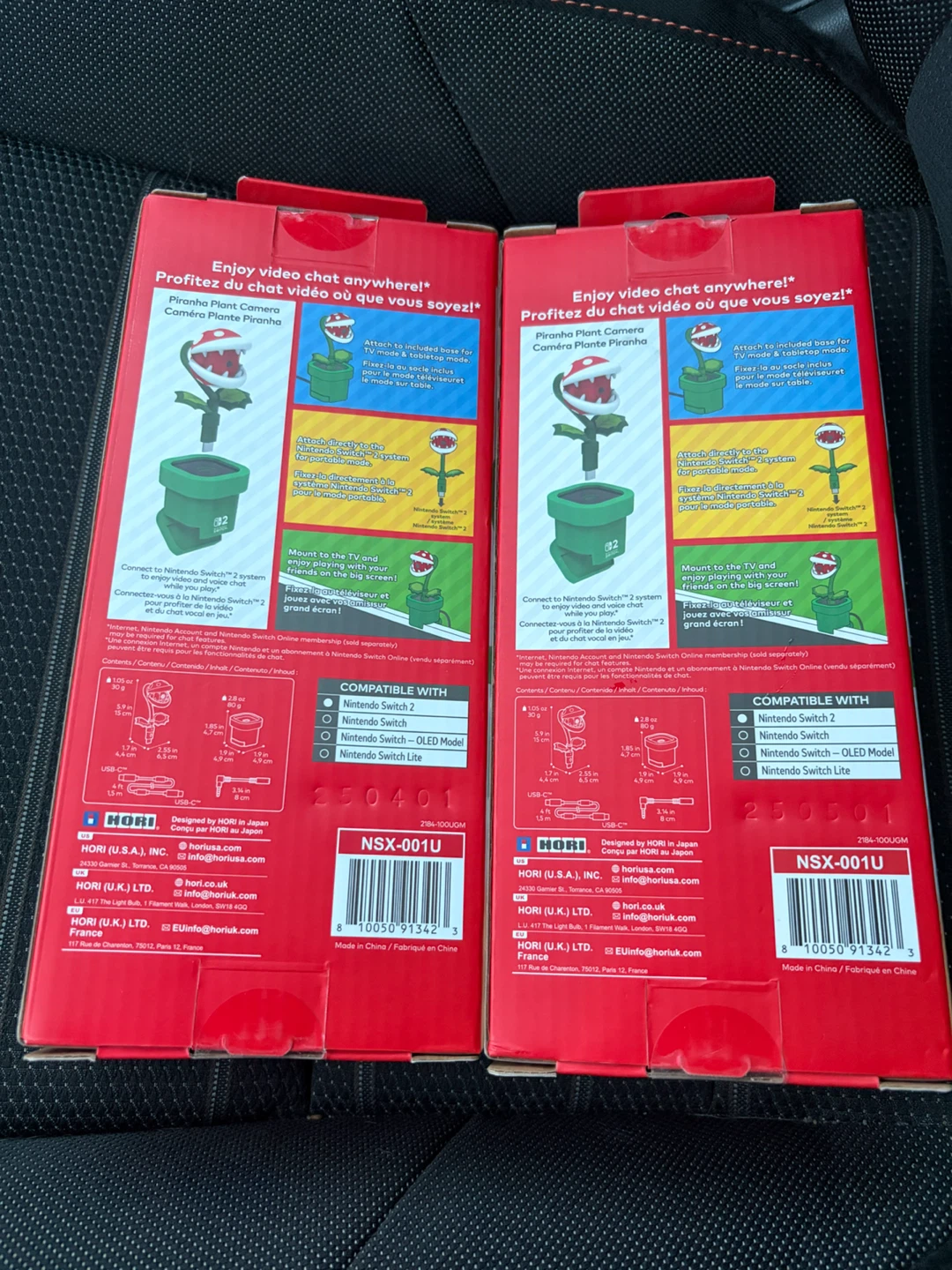 Two Hori Super Mario Piranha Plant Cameras - photo 2