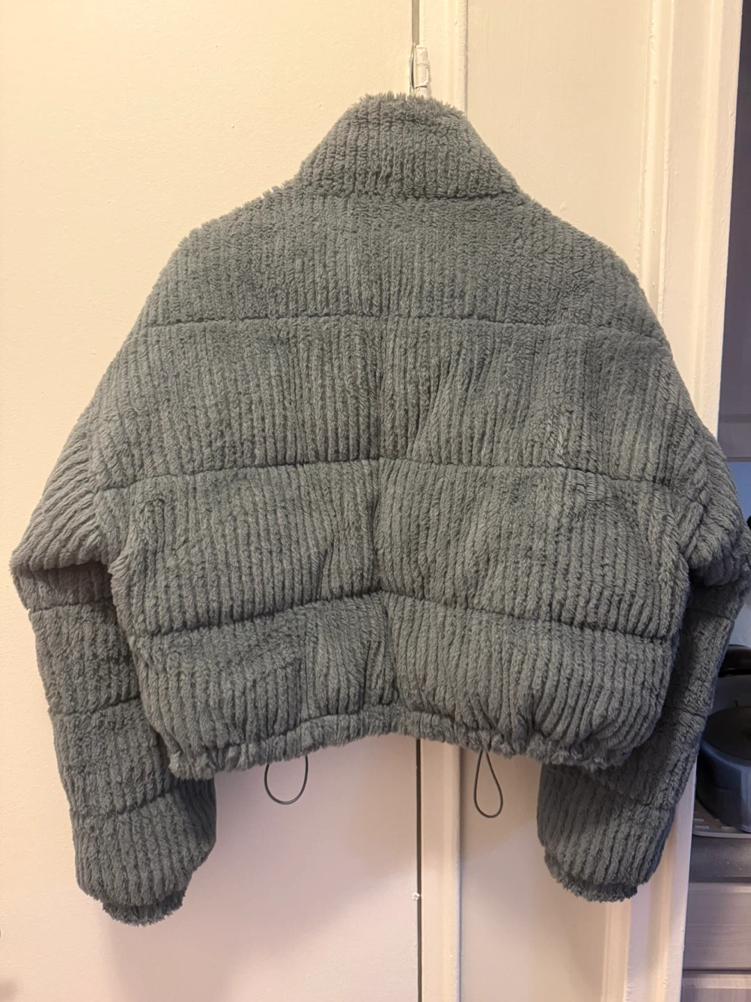 Faux Fur Cropped Puffer Jacket - photo 2