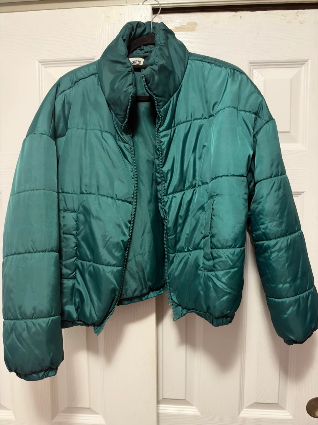 Abound Teal Puffer Jacket