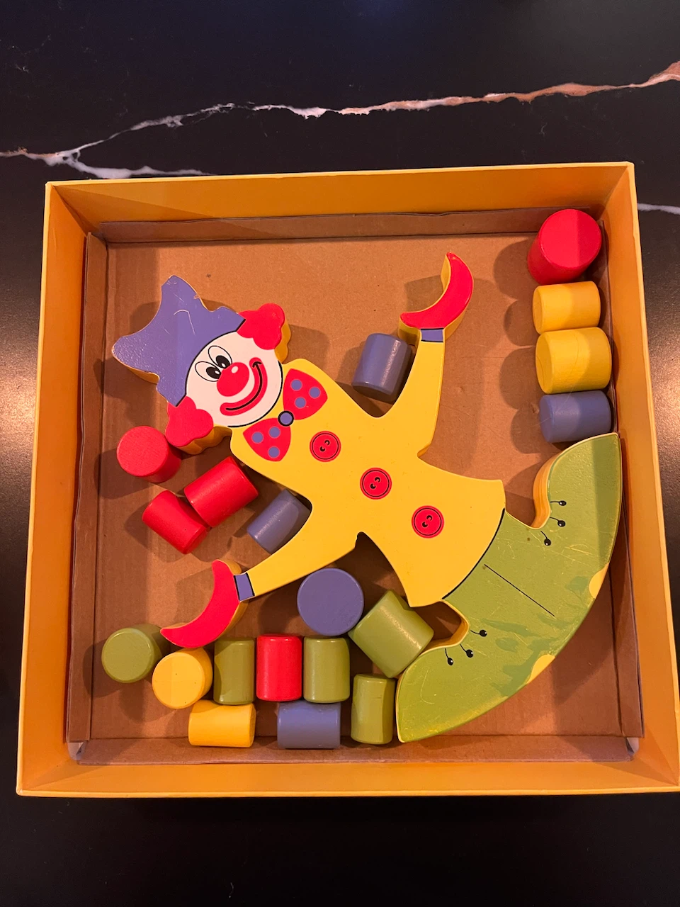 Blue Orange Coocoo The Rocking Clown Wooden Game - photo 2