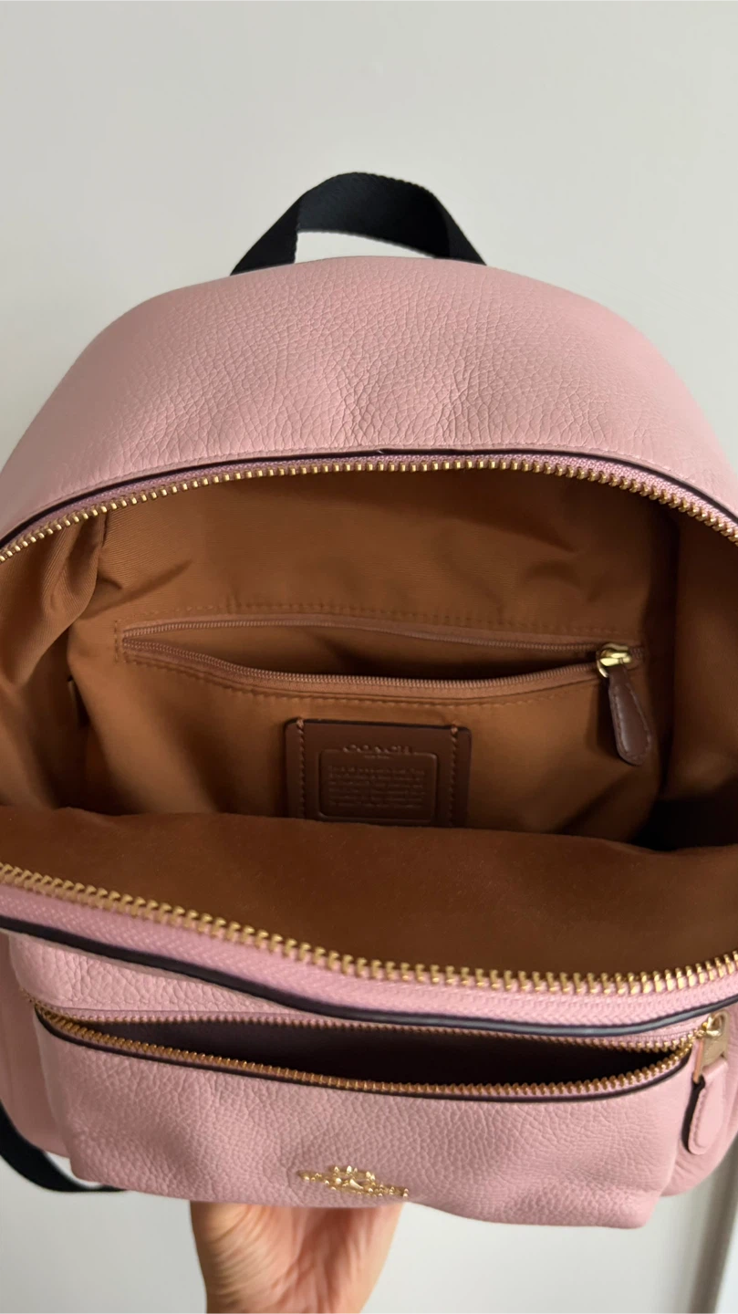 Pink Coach mini backpack - photo 2