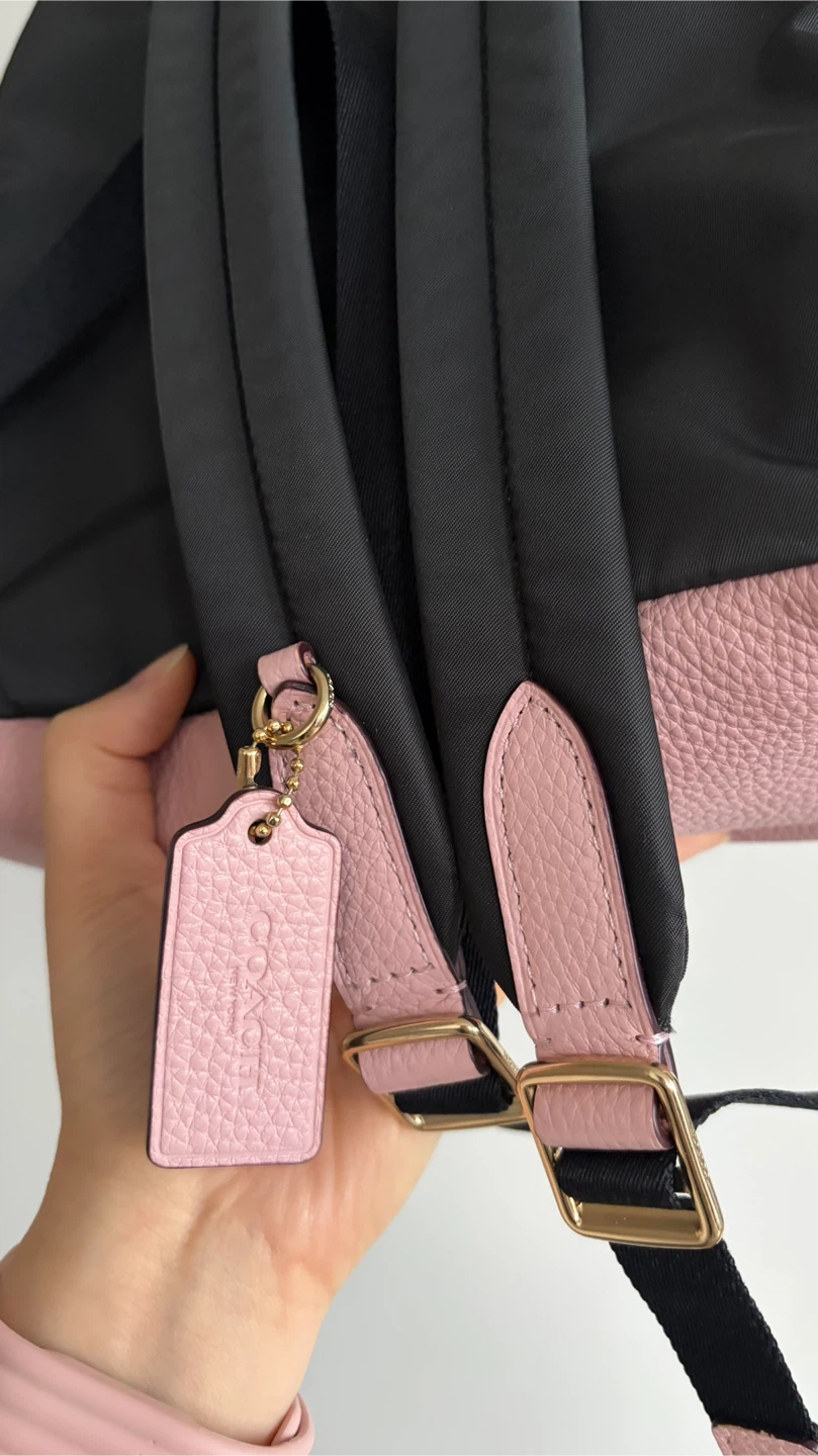 Pink Coach mini backpack - photo 3