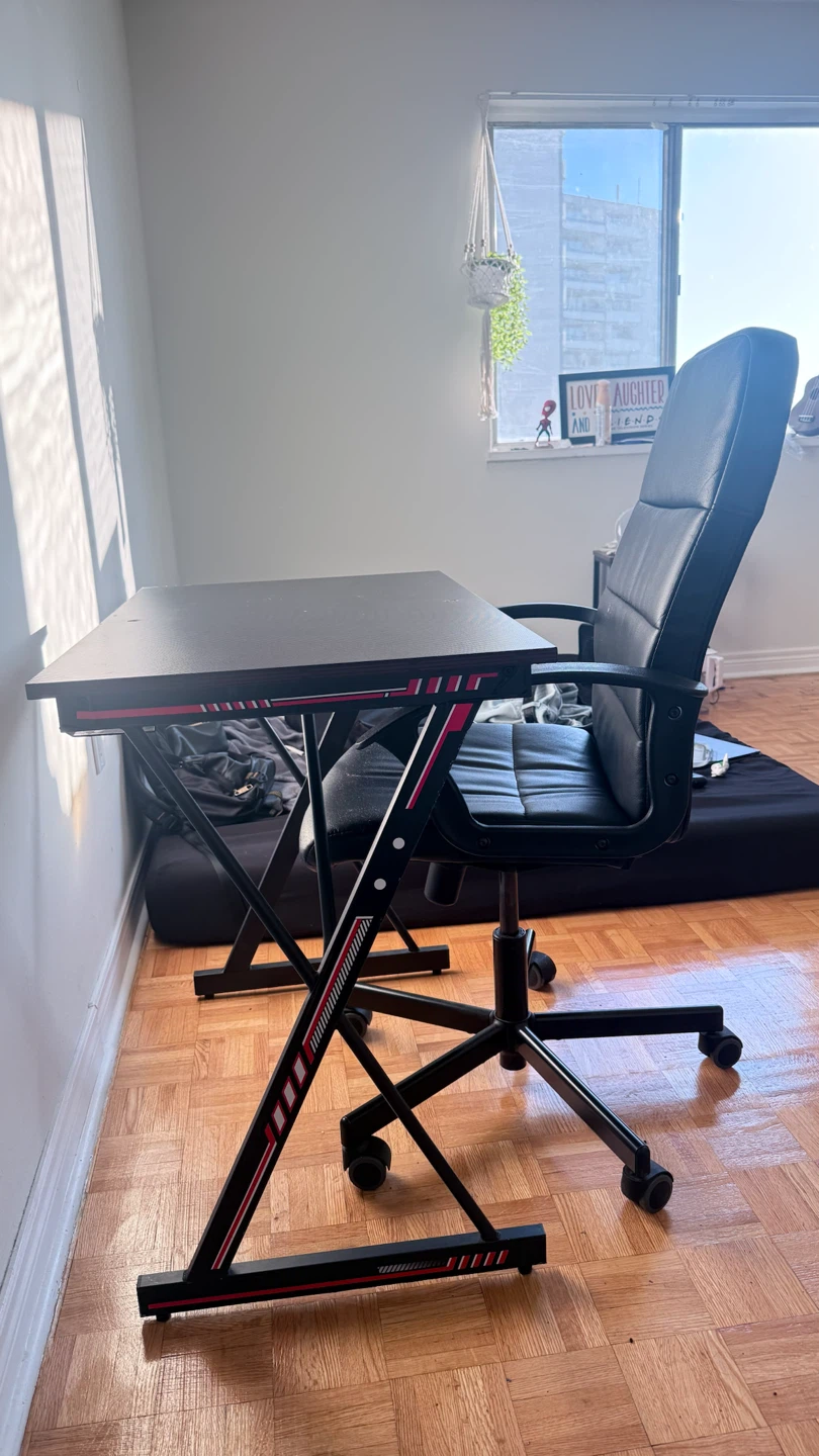 Gaming Desk and Office Chair Set
