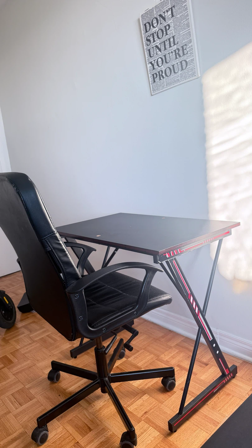 Gaming Desk and Office Chair Set - photo 2