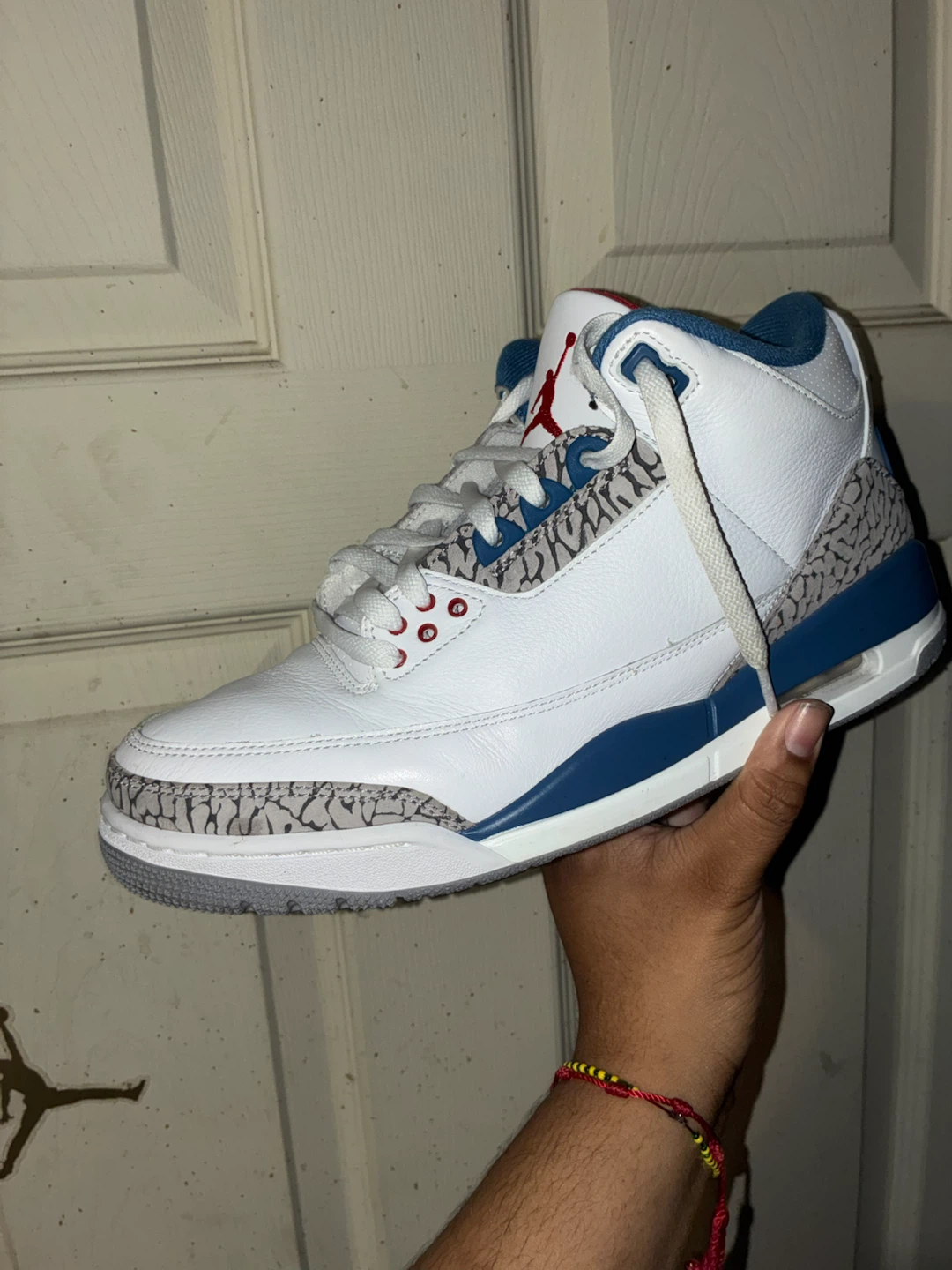 Jordan 3 True Blue Size 9.5 Og All