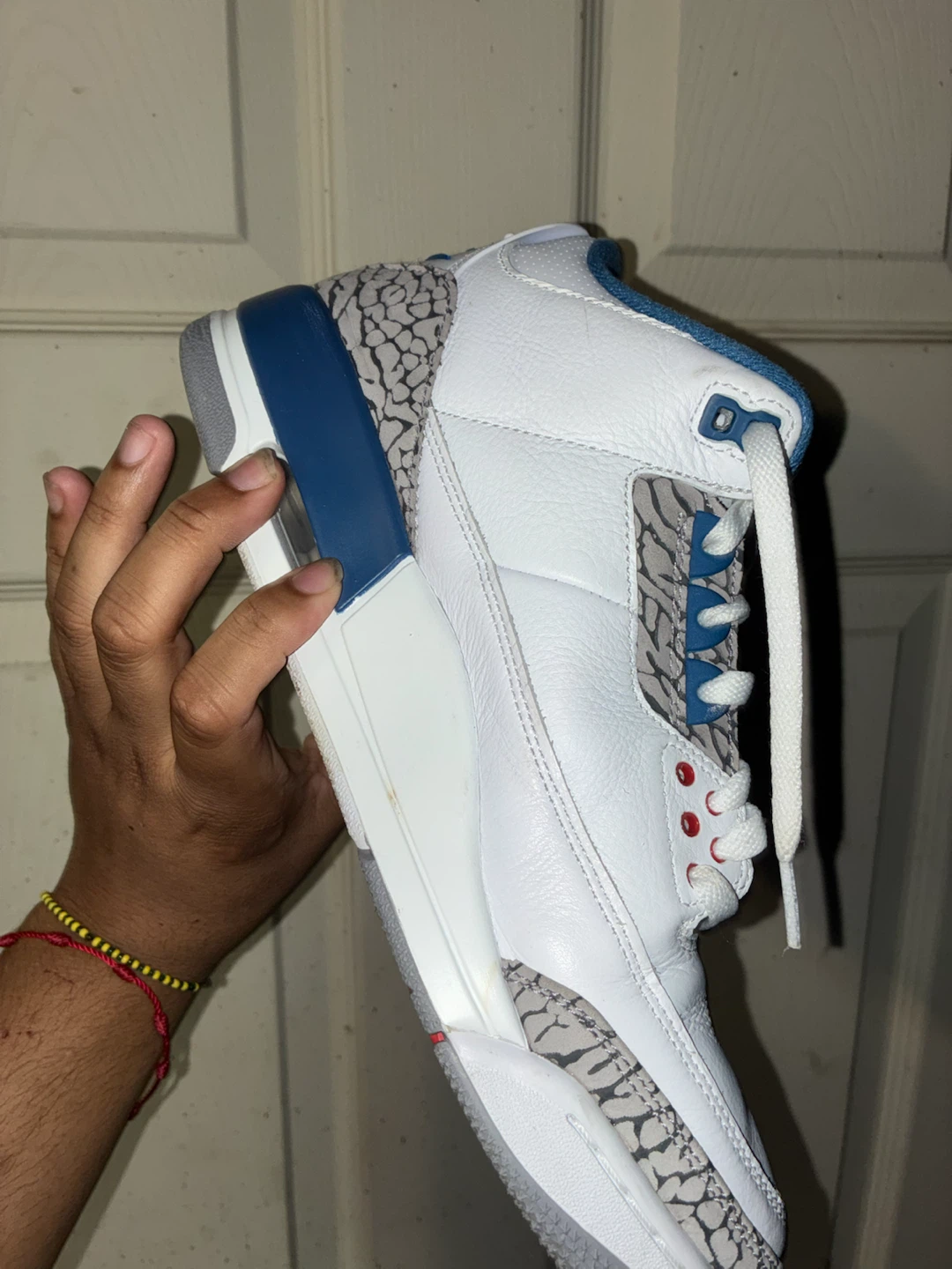 Jordan 3 True Blue Size 9.5 Og All - photo 3