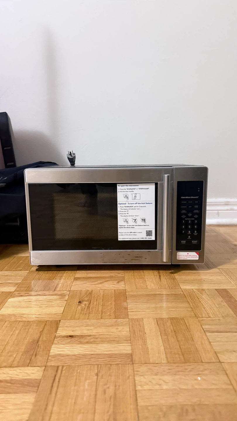 Hamilton Beach Stainless Steel Microwave