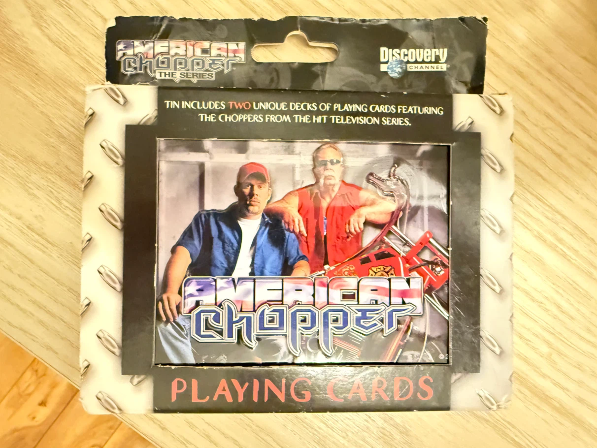 American Chopper Playing Cards Tin Set