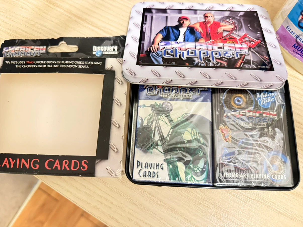 American Chopper Playing Cards Tin Set - photo 2