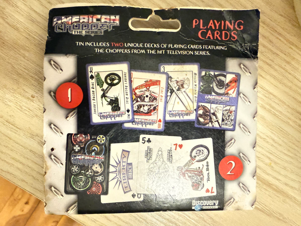 American Chopper Playing Cards Tin Set - photo 3