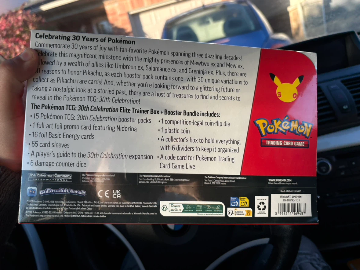 Pokemon TCG 30th Celebration Elite Trainer Box 2-Pack - photo 2