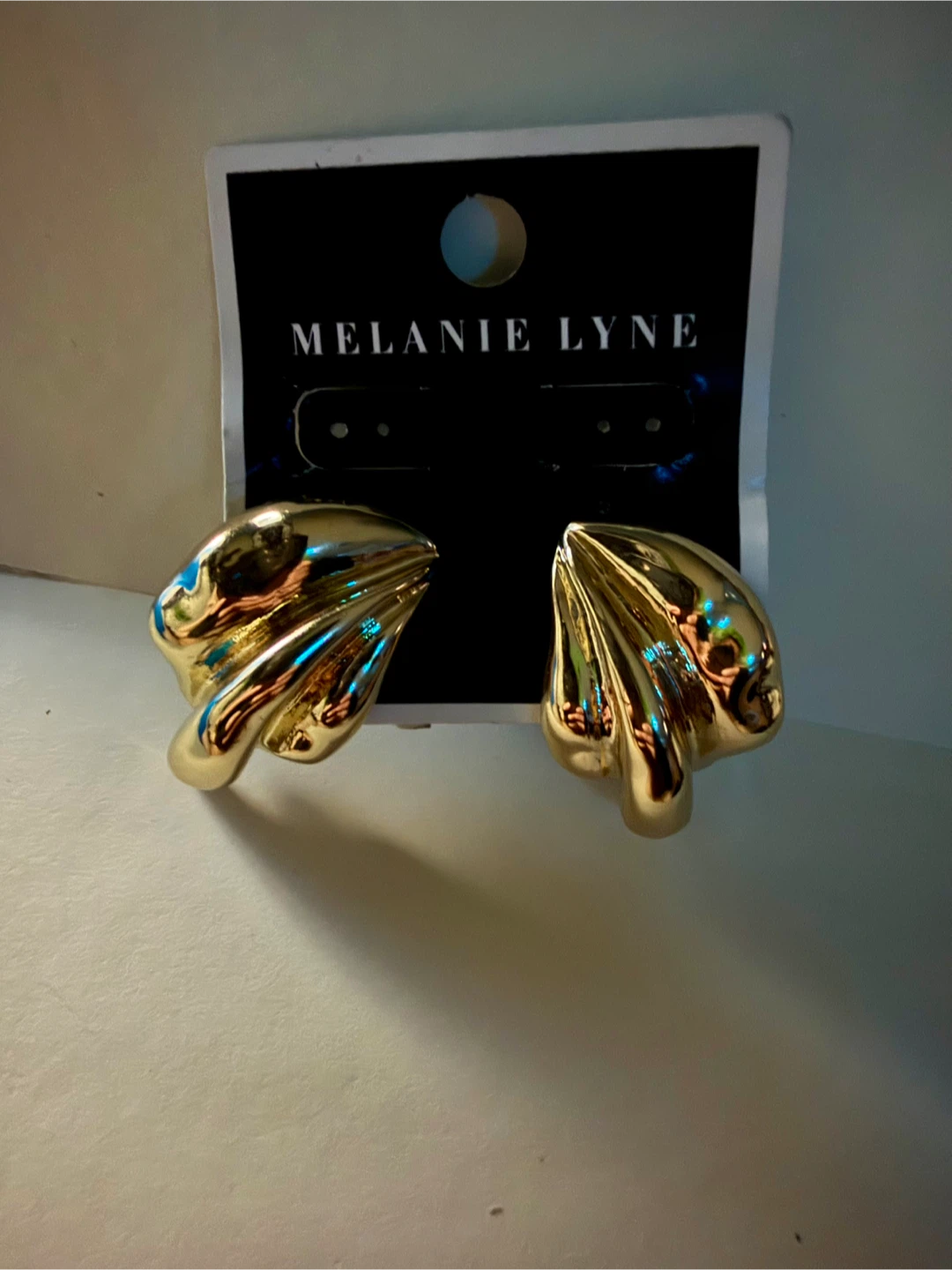 Melanie Lyne Gold Tone Earrings