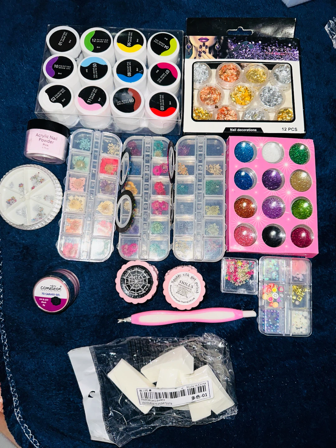 Complete DIY Nail Art Supplies Set