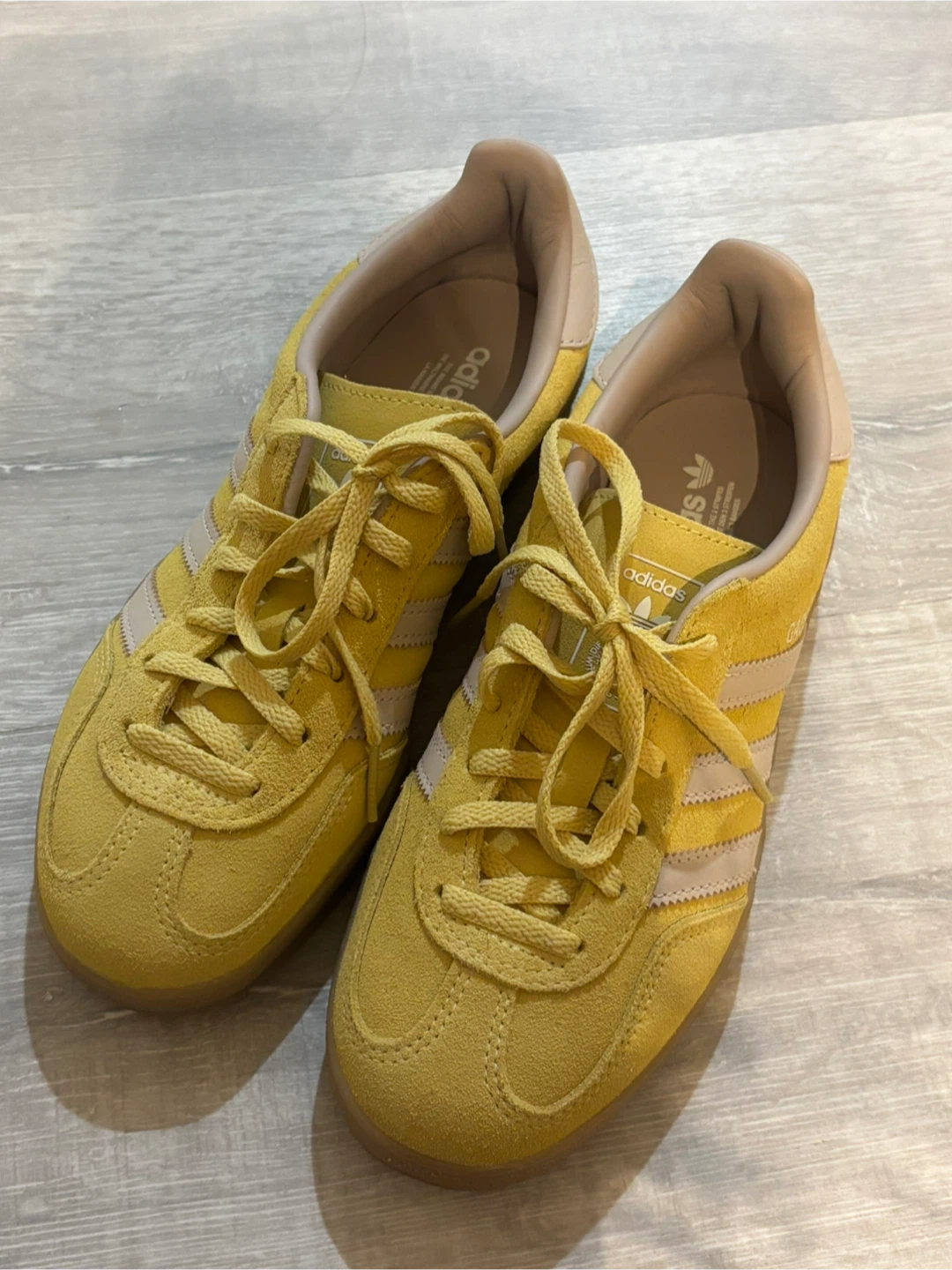 Adidas Gazelle Yellow Sneakers