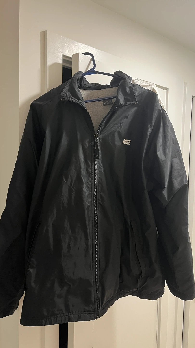 Nike Black Zip-Up Windbreaker