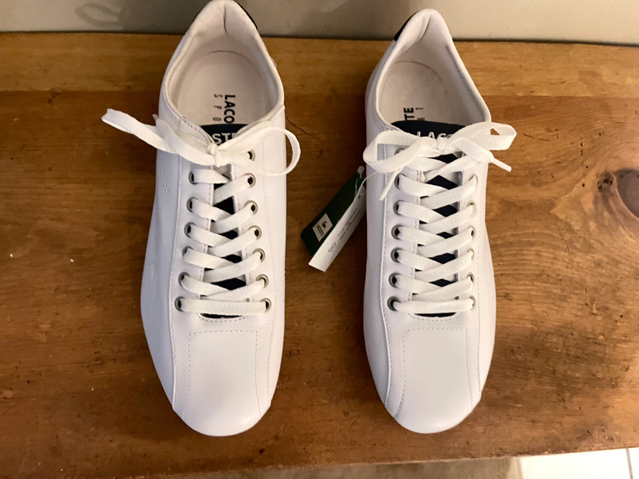Lacoste Sport White Sneakers Men’s Size 9 - photo 2