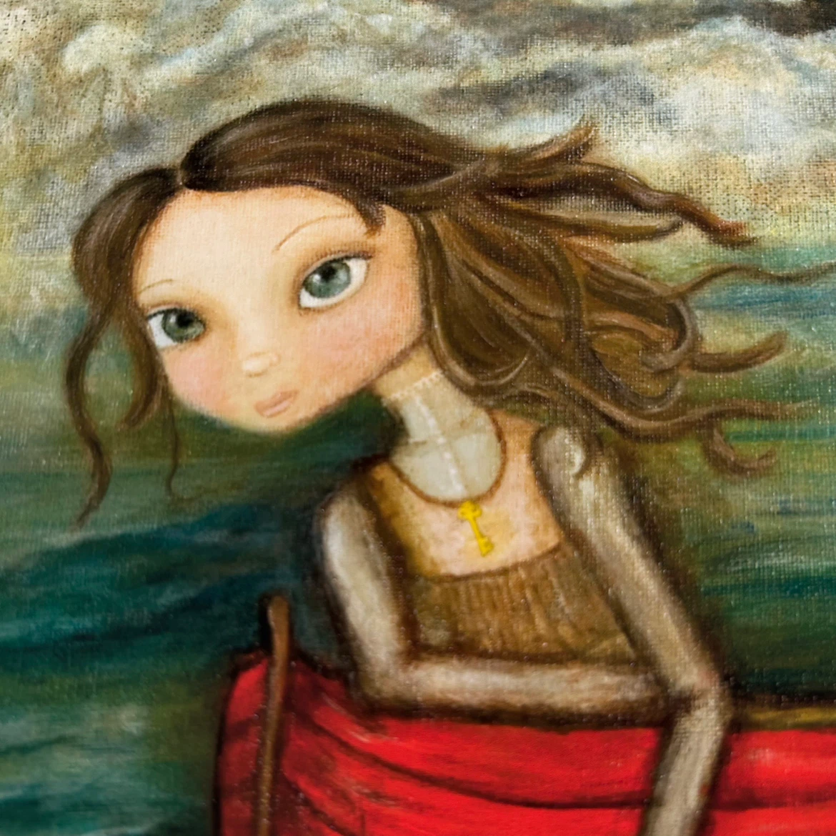 Signed Framed Art Print “Sarah and the Orca” - photo 4