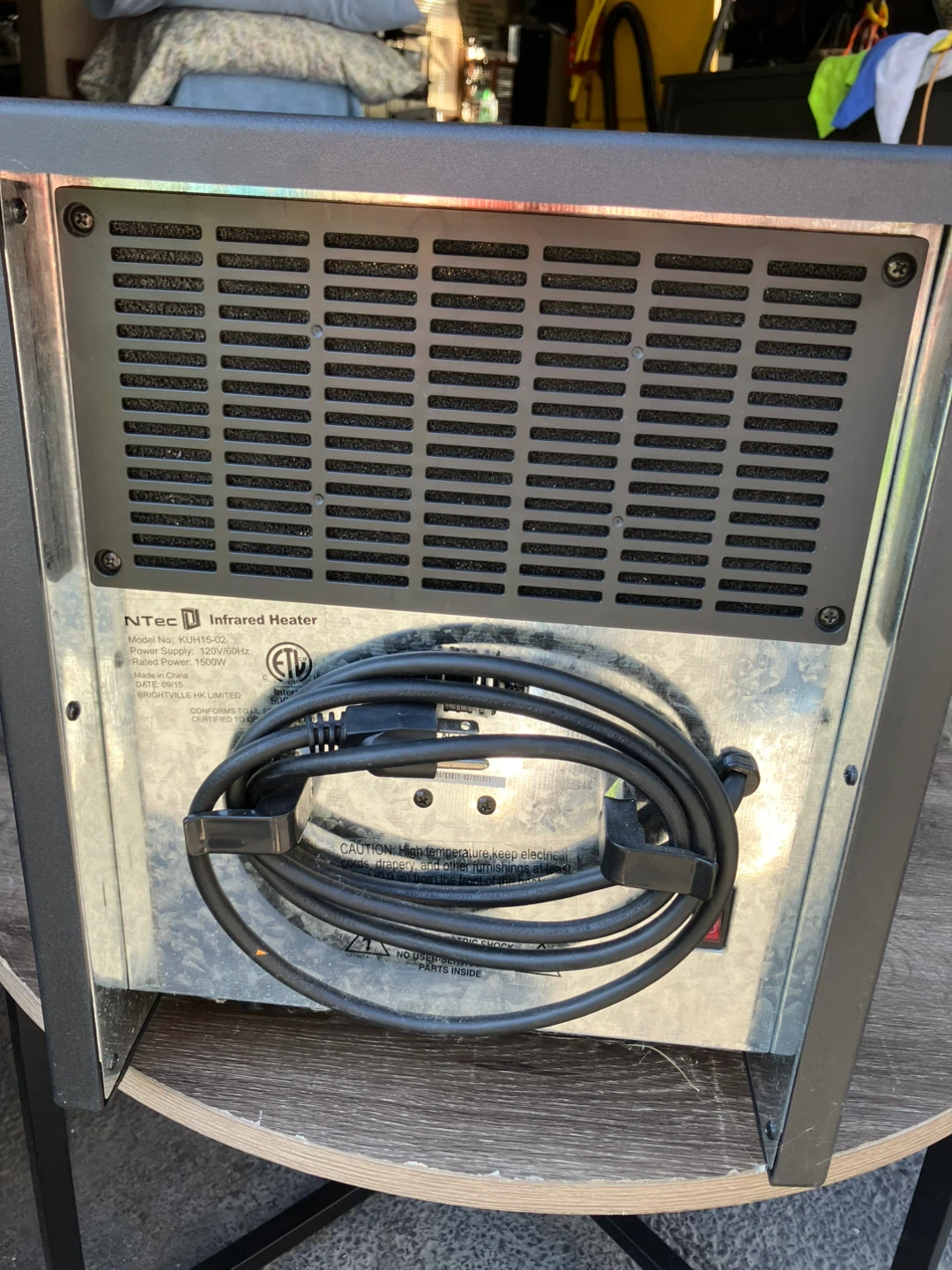 NTec Infrared Heater KUH15-02 with Remote - photo 5