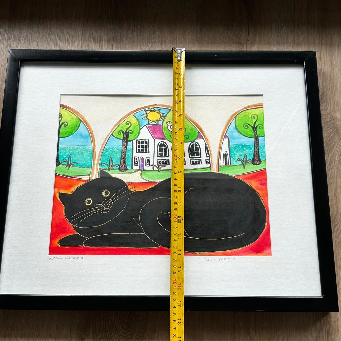 Original Signed Cat Painting by Gloria Marco - photo 5