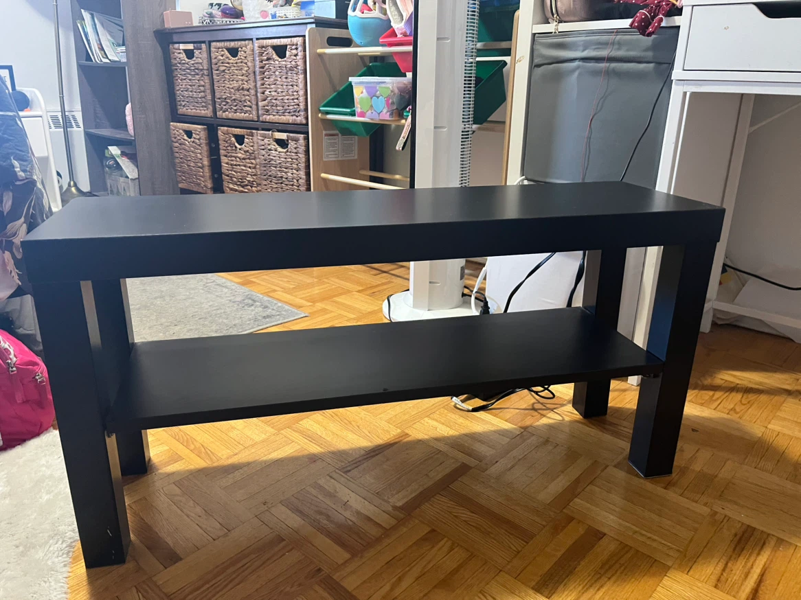 Black IKEA LACK Coffee Table