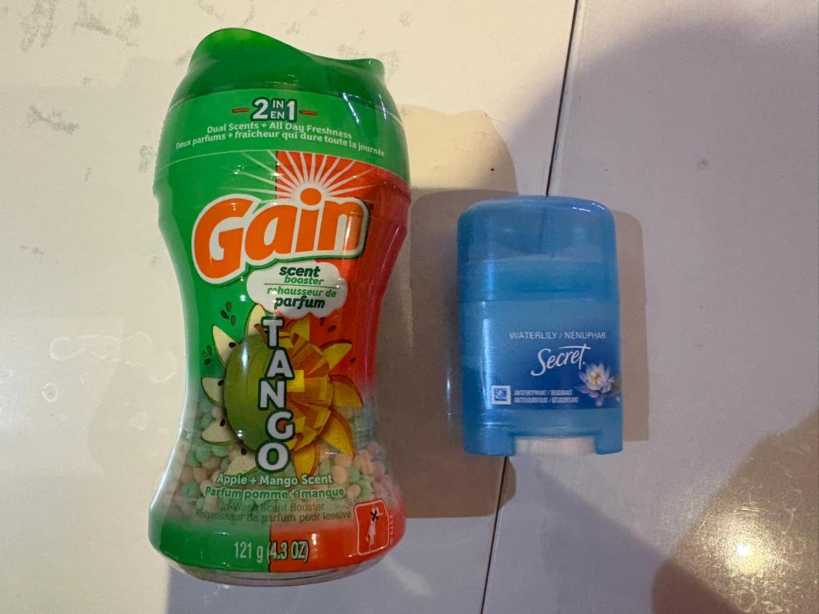Gain Scent Booster and Secret Deodorant