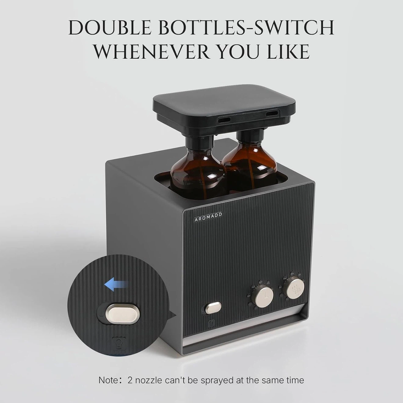 AROMADD Dual-Nozzle Waterless Scent Diffuser