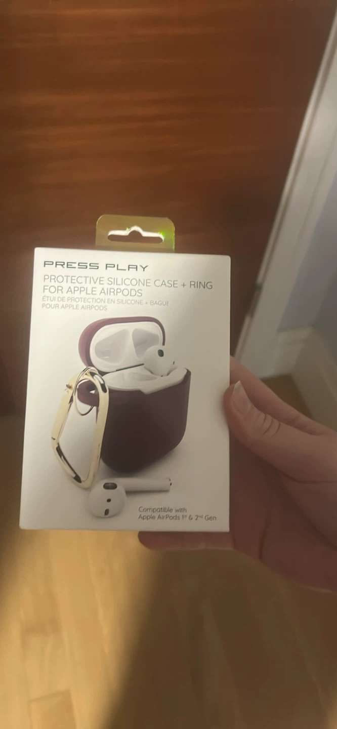 Press Play Silicone Case for Apple AirPods 1st & 2nd Gen