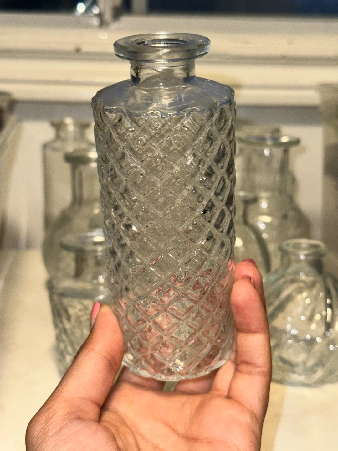 Clear Glass Bud Vases x12 - photo 3