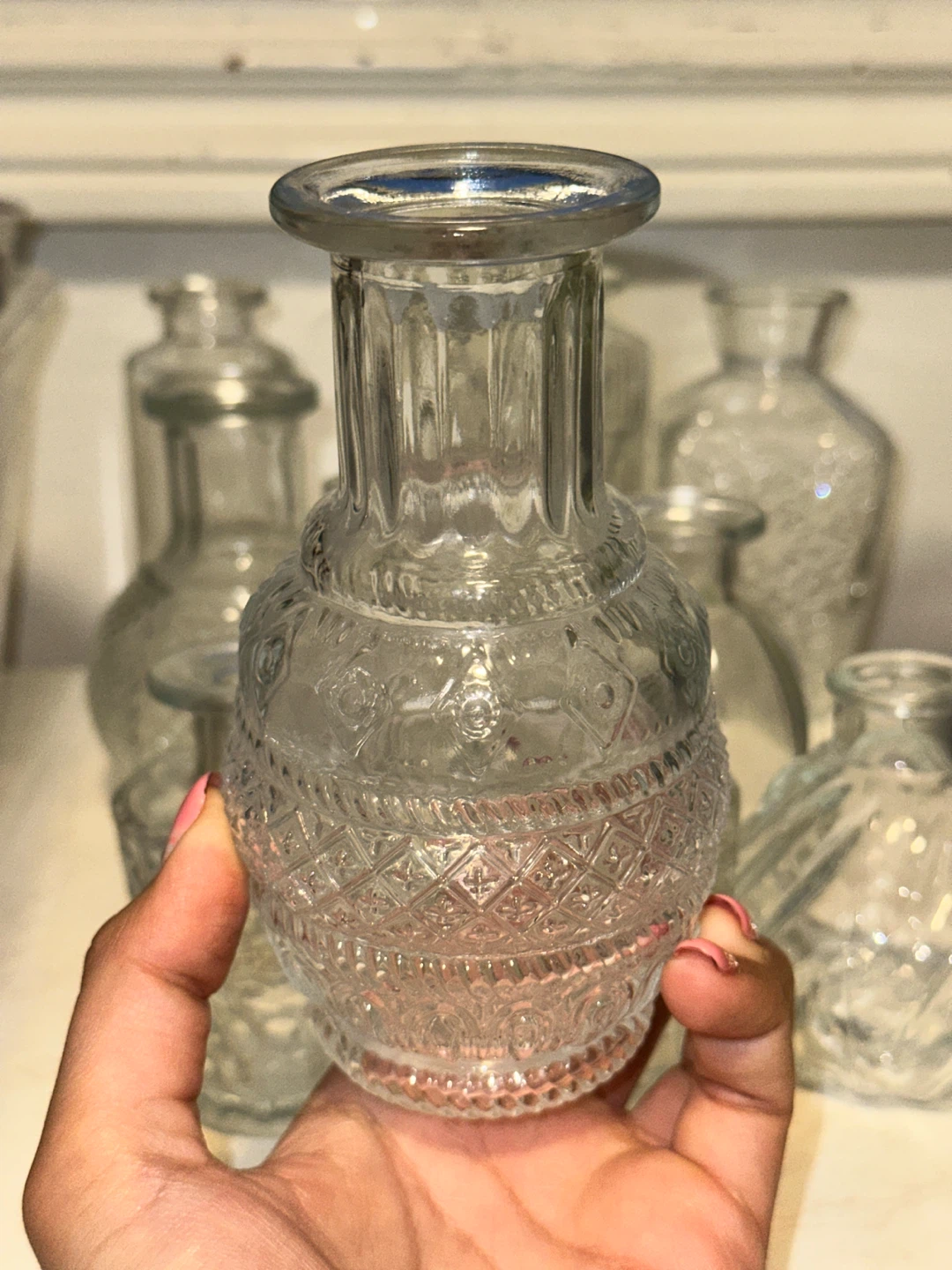 Clear Glass Bud Vases x12 - photo 4