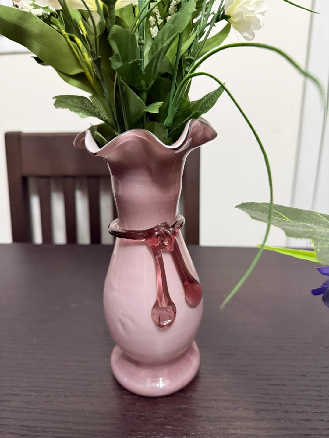 Set of 3 Decorative Vases and Planter with Artificial Flowers - photo 2