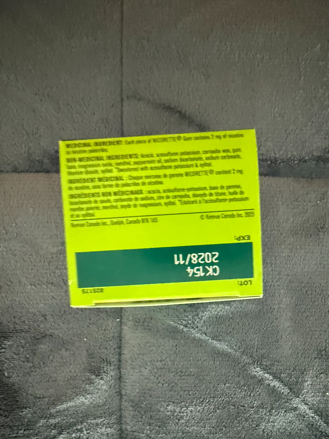 Nicorette Peppermint Gum 2mg, 105 Pieces - photo 2