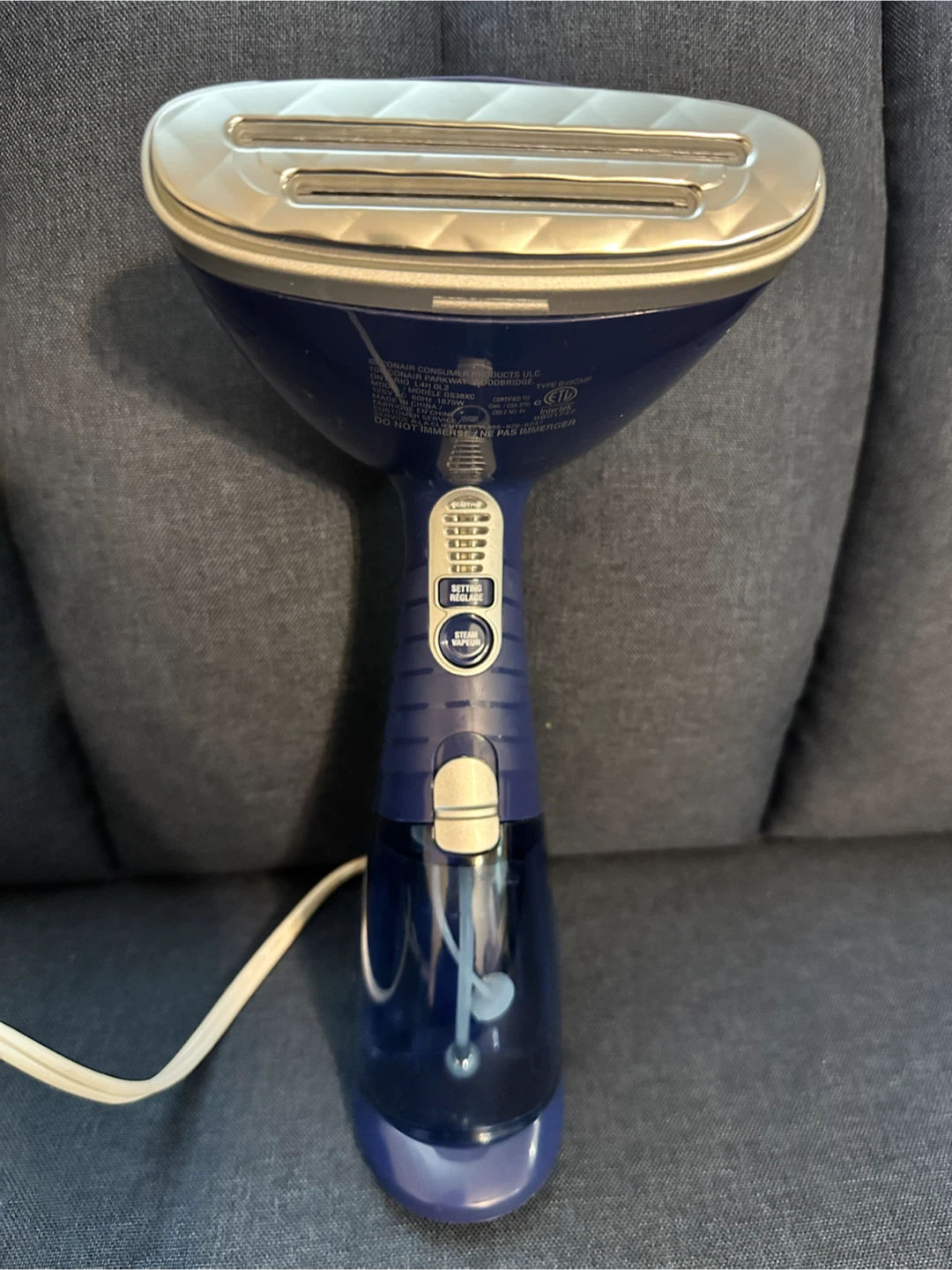 Conair Handheld Fabric Steamer GS38XC