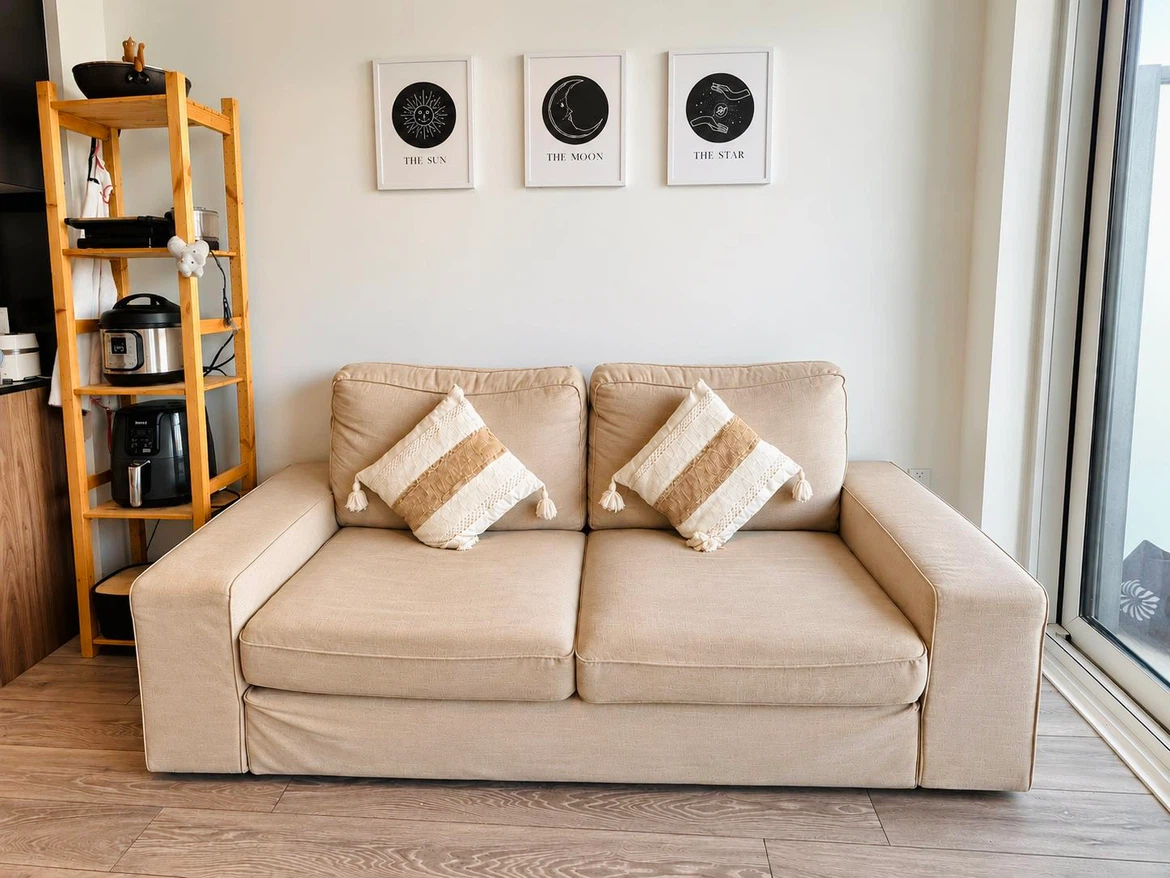 IKEA KIVIK 3-Seater Sofa – Beige