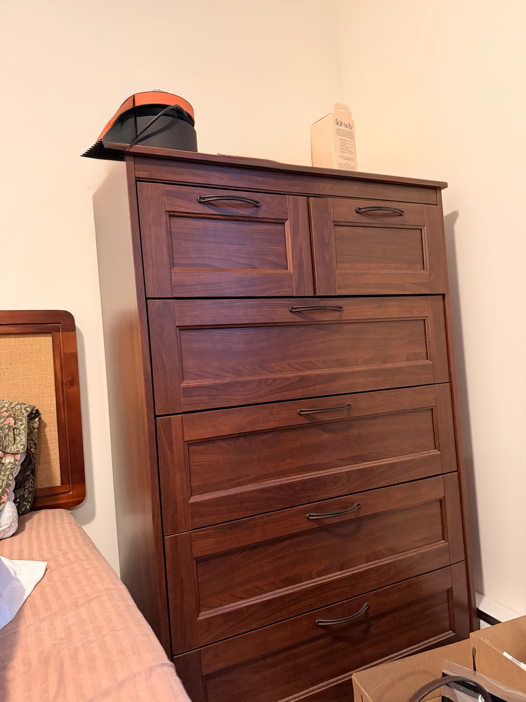 MOVING SALE - IKEA  6-drawer chest, dark brown