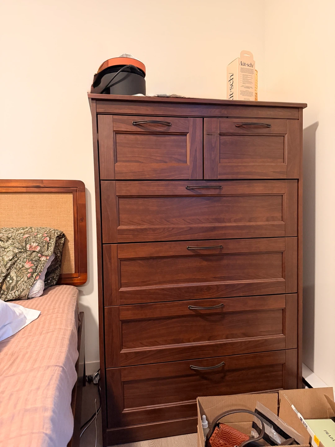 MOVING SALE - IKEA  6-drawer chest, dark brown - photo 2