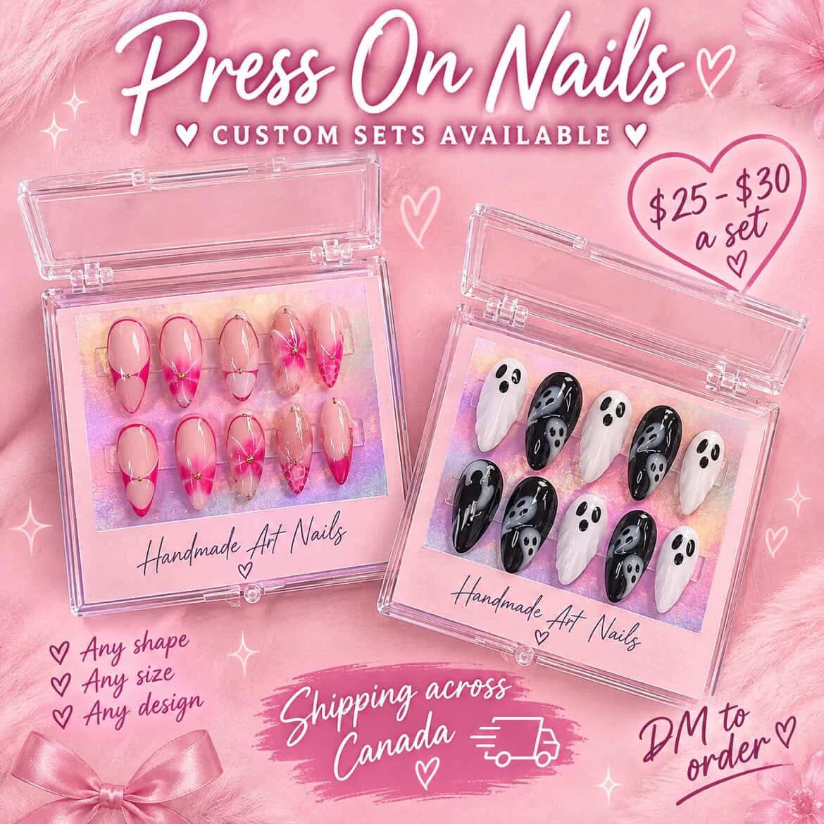 Handmade Art Press-On Nails - photo 2