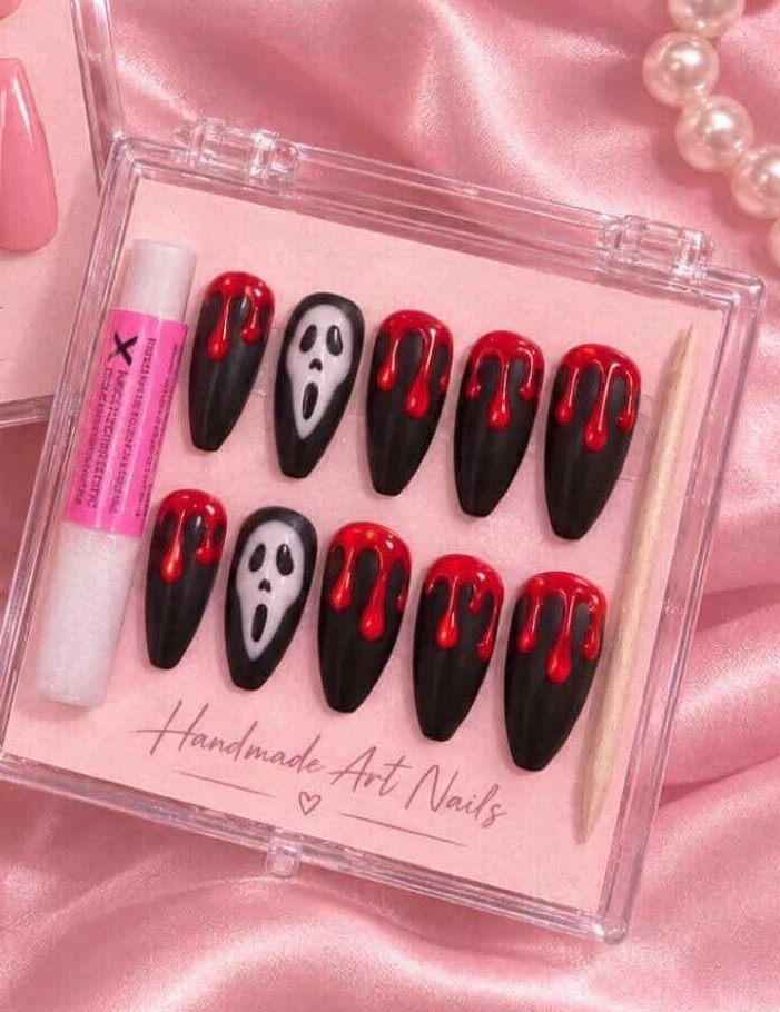 Handmade Art Press-On Nails - photo 3