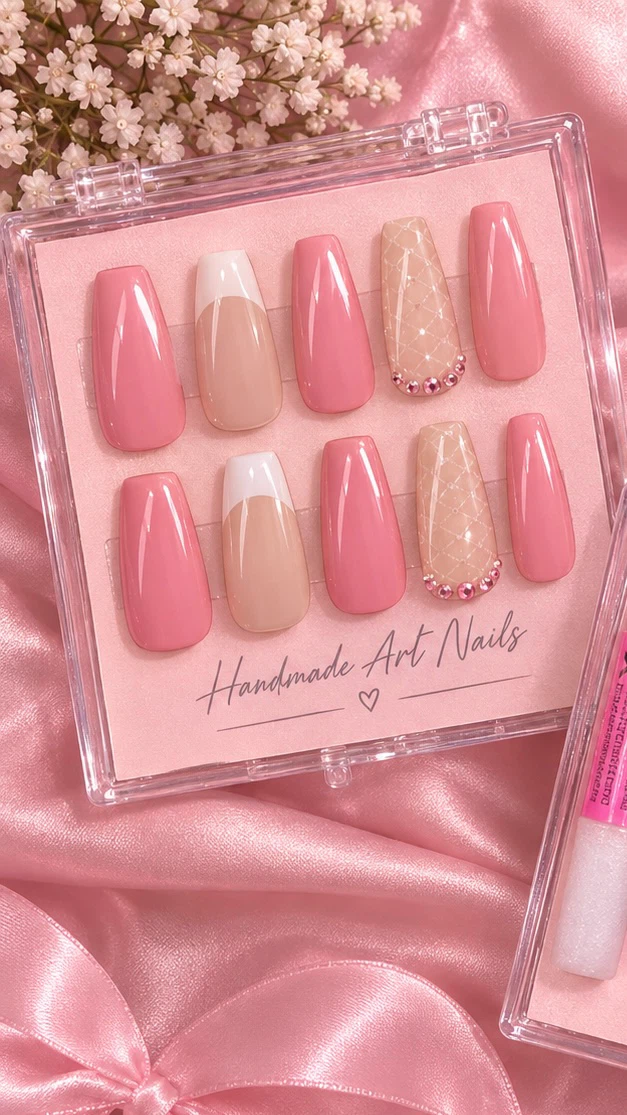 Handmade Art Press-On Nails - photo 4