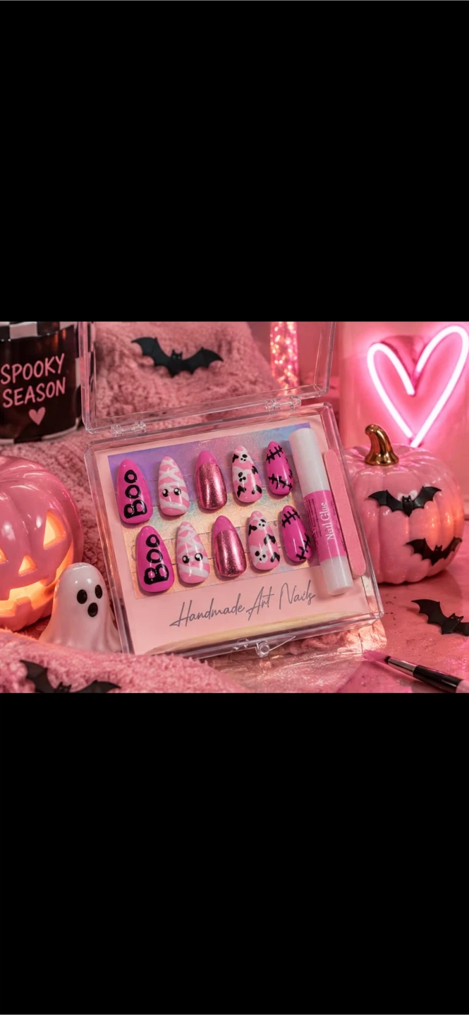Handmade Art Press-On Nails - photo 5